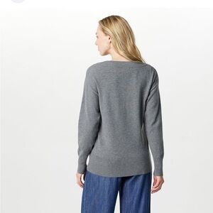 Classic Gray Women's Crew Neck Sweater
